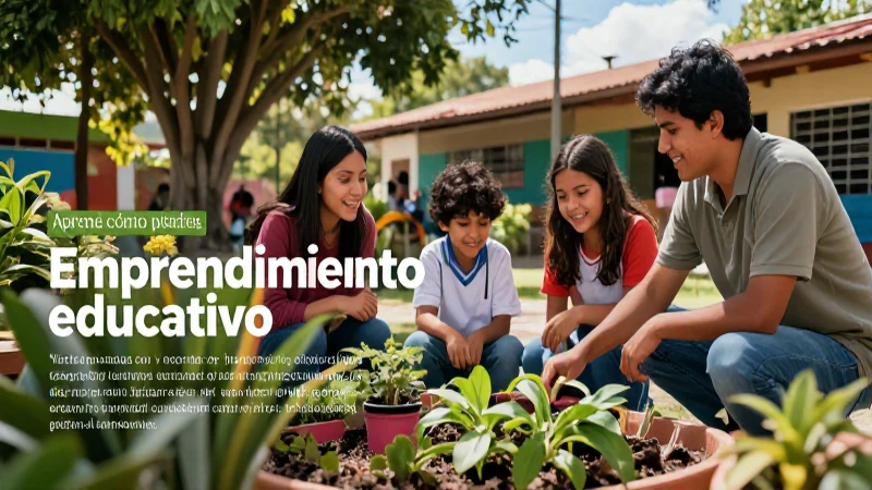Comunidad clave para el emprendimiento educativo