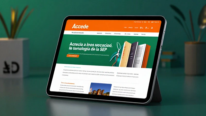 Explora recursos educativos tecnológicos de la SEP