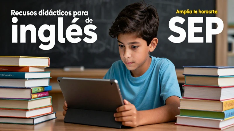 Material didáctico de inglés de la SEP
