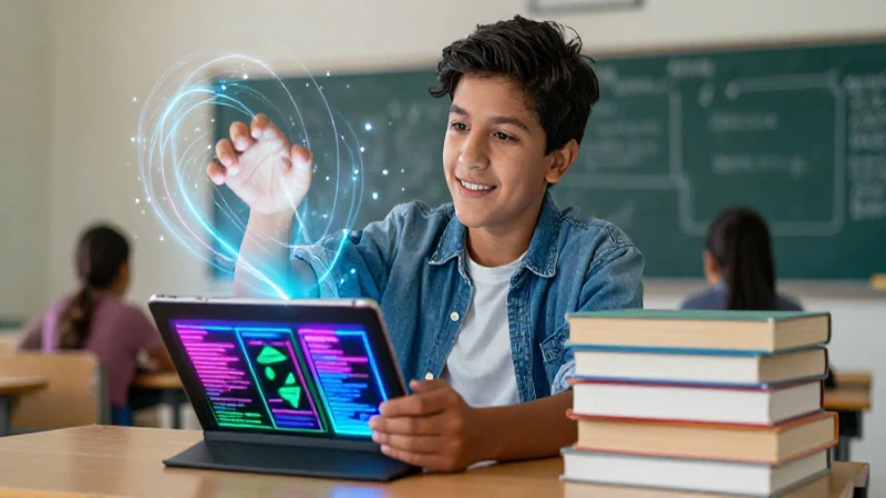 Estudiante mexicano toca el conocimiento digital