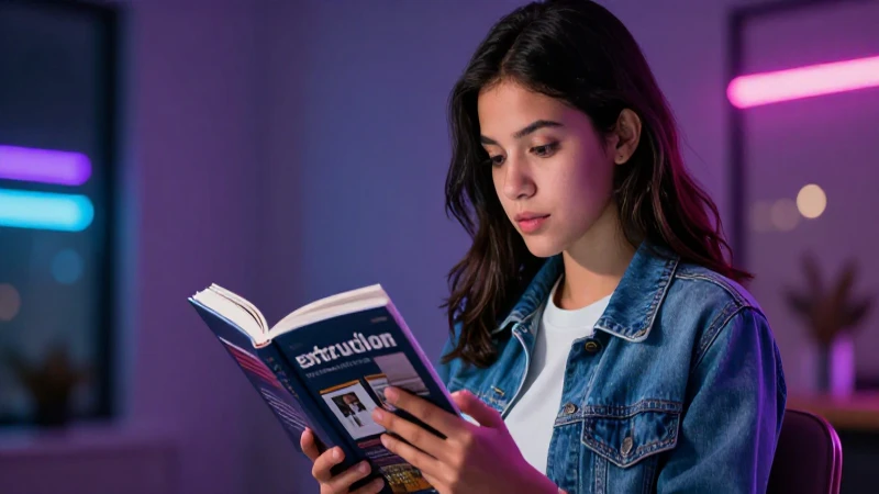 Descarga libros en tu celular de forma rápida y sencilla 4 Estudiante mexicano leyendo libro digital en smartphone