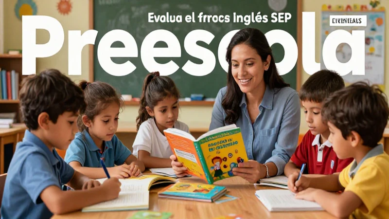 Evalúa el aprendizaje con libros de inglés SEP en preescolar 5 Evalúa el aprendizaje con libros SEP en preescolar