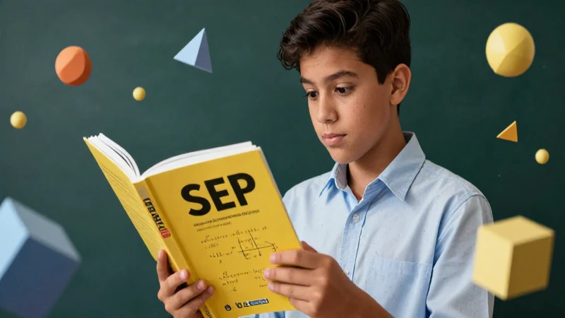 Estudiante mexicano aprende matemáticas con estilo visual