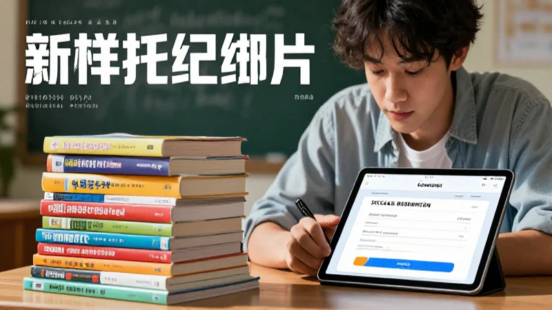 Estudiante estudiando en portada de revista realista