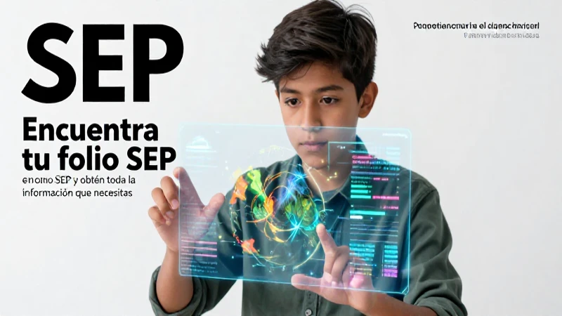 Estudiante mexicano aprende con tecnología avanzada