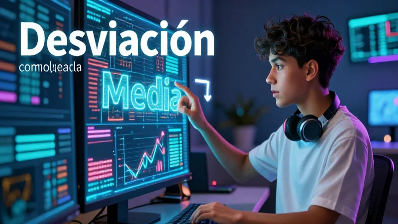 Calculas la desviación media fácilmente