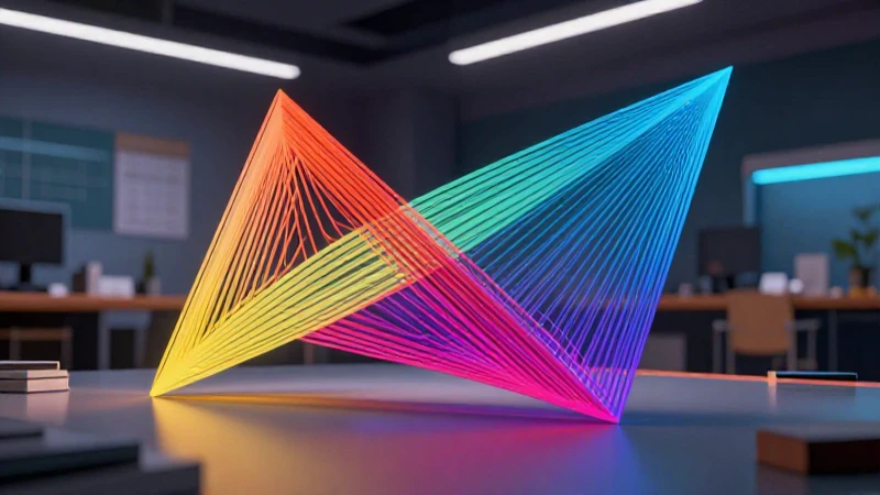 Geometría vibrante y moderna para educación