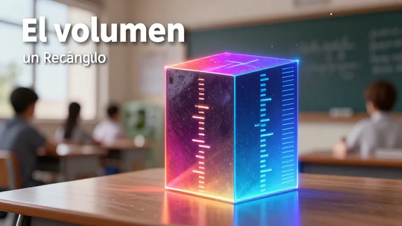 Cálculo de volumen rectangular sencillo