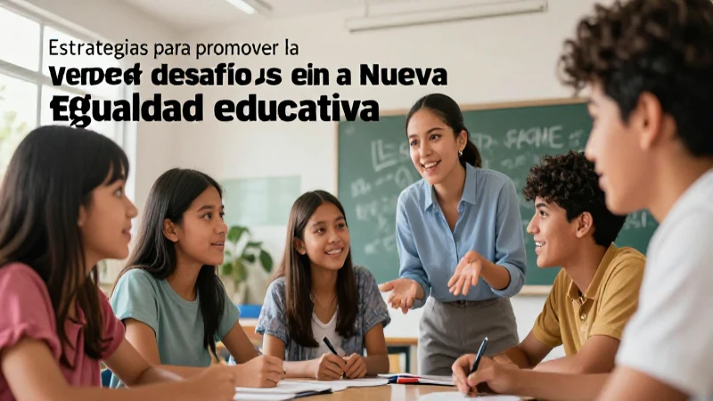 Vence desafíos en la Nueva Escuela Mexicana: igualdad educativa 3 Igualdad educativa en la Nueva Escuela Mexicana