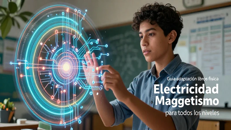 Guía adaptación libros física: Electricidad y Magnetismo para todos los niveles 3 Educador mexicano interactúa con circuitos de energía