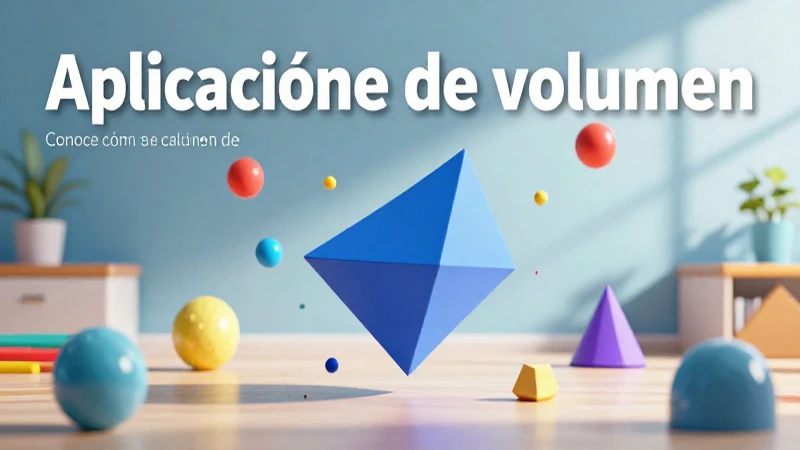 Geometría dinámica visualiza el cálculo de volúmenes