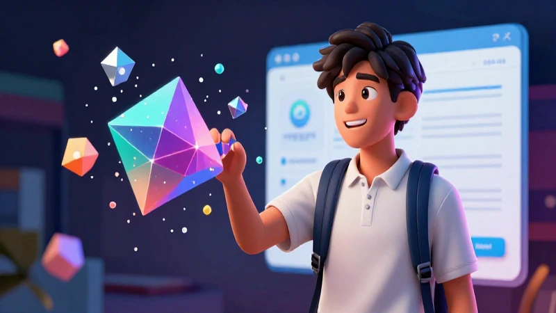 Estudiante mexicano en aprendizaje digital vibrante