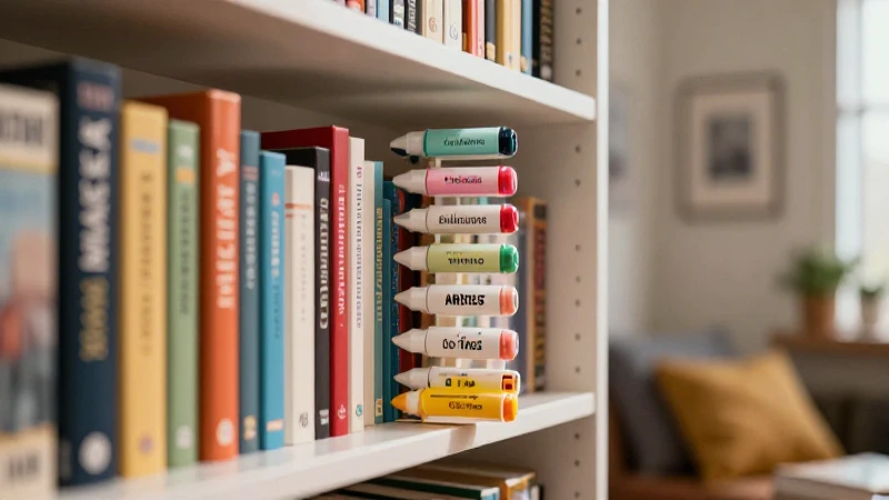 Organiza tu biblioteca con estilo y método alfabético