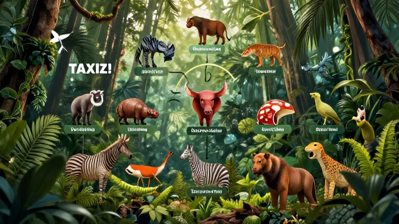 Clasificación divertida de animales en un entorno educativo