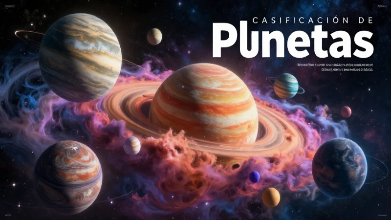 Planetas vibrantes flotando en un cosmos detallado