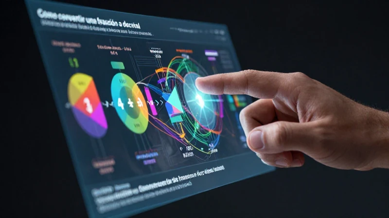 Fracciones a decimales: métodos y visuales educativos