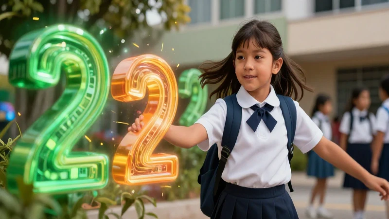 Conoce cómo se descompone un número de forma sencilla y práctica 5 Estudiante mexicano con bloques brillantes y luz cinematográfica