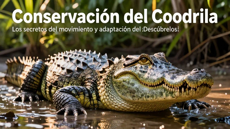 Crocodilo majestuoso en la naturaleza bajo luz dorada