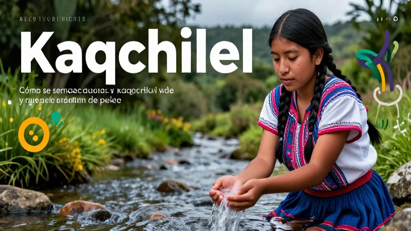Guía visual para aprender Kaqchikel