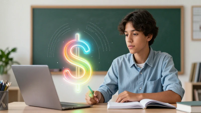 Estudiante mexicano joven en ambiente de estudio dinámico