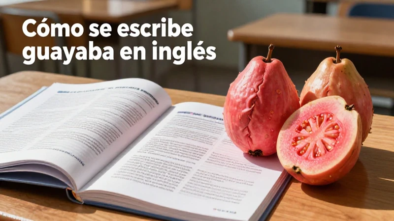 Guayabas vibrantes, educativo y visualmente atractivo