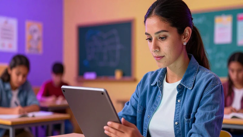 Educador mexicano usa tecnología en su aula