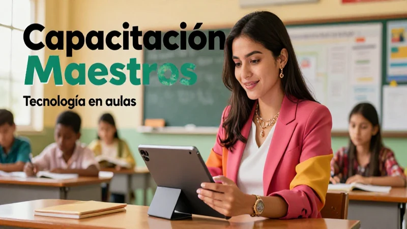 Capacitación maestros: tecnología en aulas ¡Conoce cómo! 5 Capacitación tecnológica efectiva para maestros