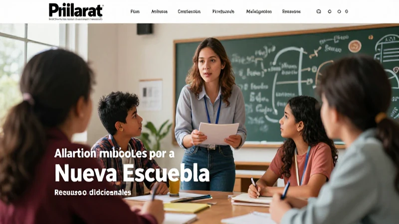 Prepárate con nuestra capacitación docente para la Nueva Escuela Mexicana 6 Educador colaborando con alumnos en un ambiente moderno
