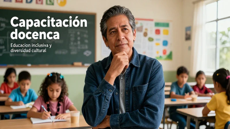 Capacitación docente: educación inclusiva y diversidad cultural 5 Retrato educativo mexicano en ambiente de diversidad
