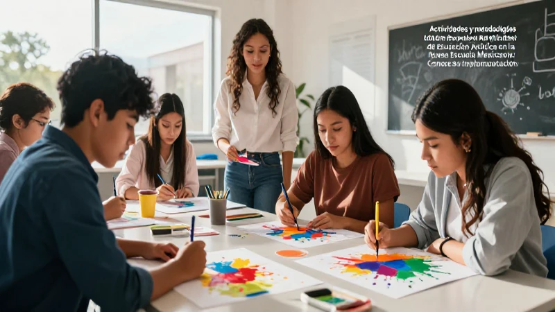 Educación Artística en la Nueva Escuela Mexicana: Conoce su implementación 4 Arte y metodologías en la Nueva Escuela Mexicana