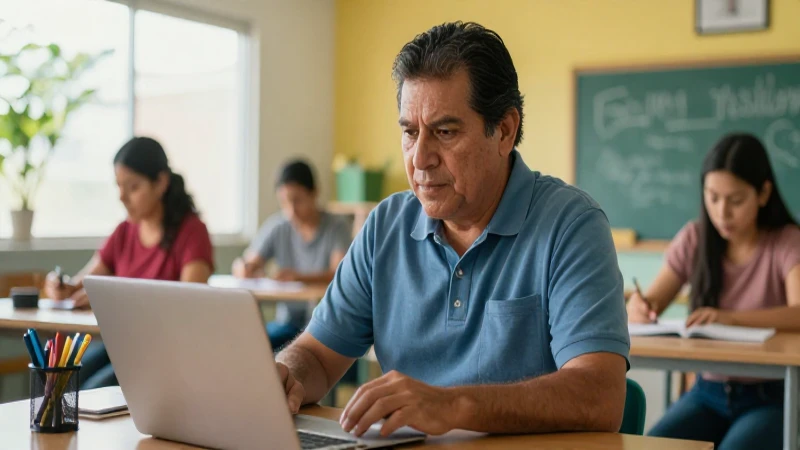 Mexicano aprende en centro moderno
