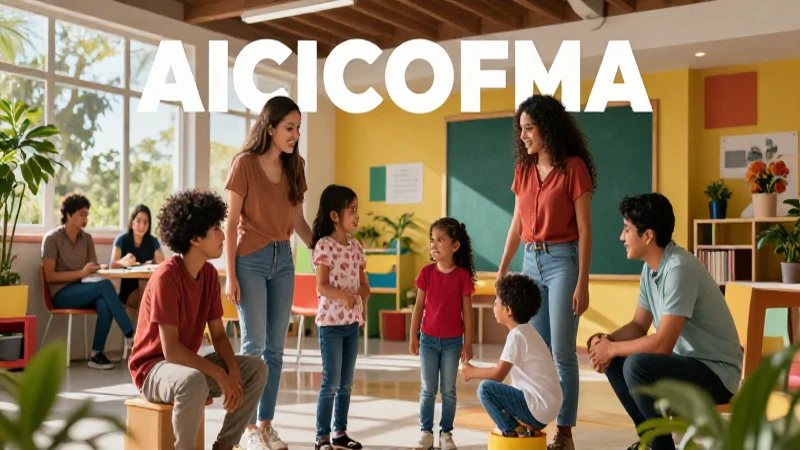 Familias mexicanas diversas aprendiendo juntas