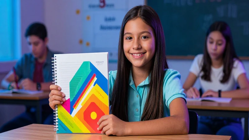 Mejora la educación: Mide el aprendizaje en la nueva escuela mexicana y evalúa el progreso de tus estudiantes 3 Estudiante mexicano sonríendo frente a su trabajo