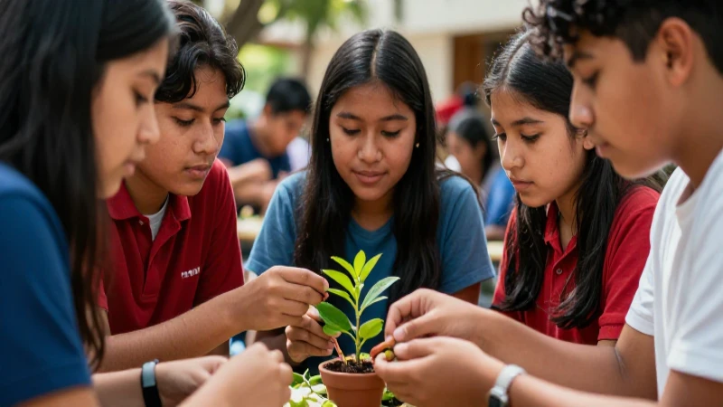 Estudiantes mexicanos colaboran en sostenibilidad