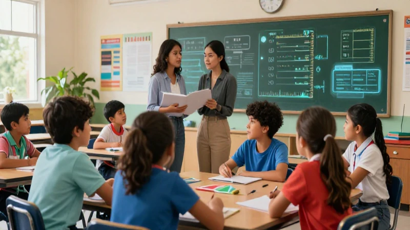 Estudiantes mexicanos colaboran en aula vibrante
