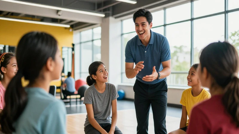 Guía educativa y feedback en gimnasio moderno
