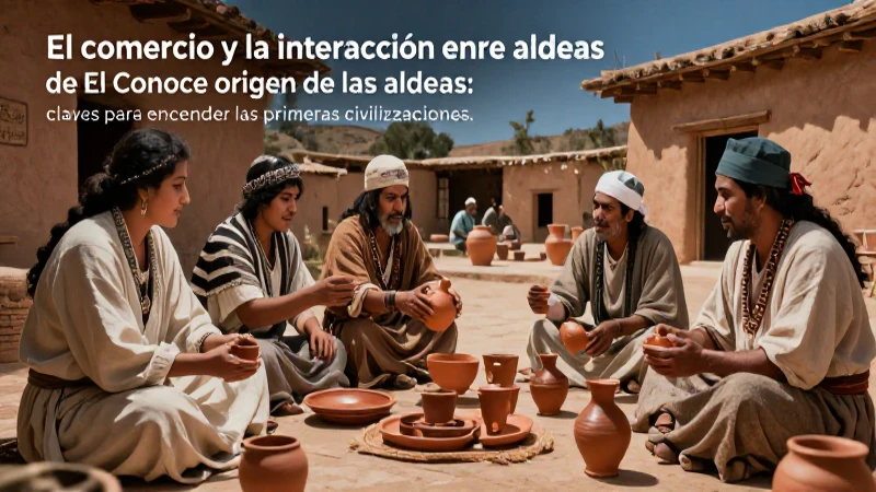 El comercio forja las primeras civilizaciones