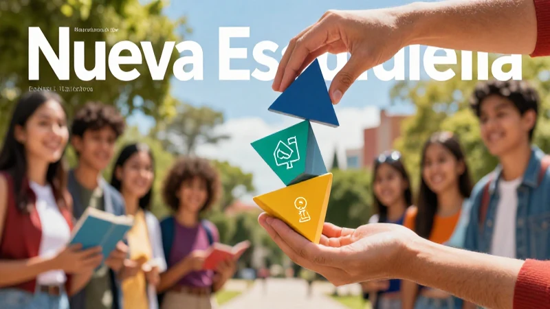 Portada educativa, dinámica, estilo moderno y profesional