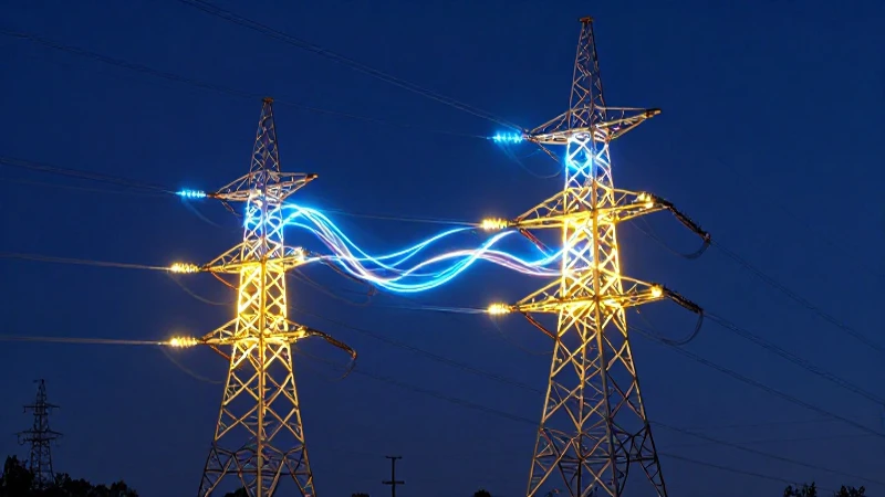 Ilustración didáctica de la transmisión eléctrica