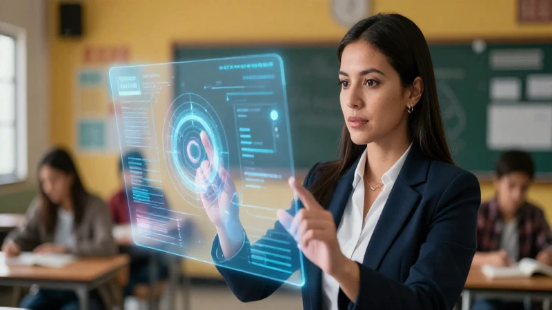 Transformando la evaluación educativa en México: una mirada a su evolución 4 Educador mexicano usa hologramas en clase