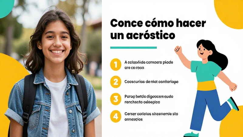 Pasos para crear acrósticos