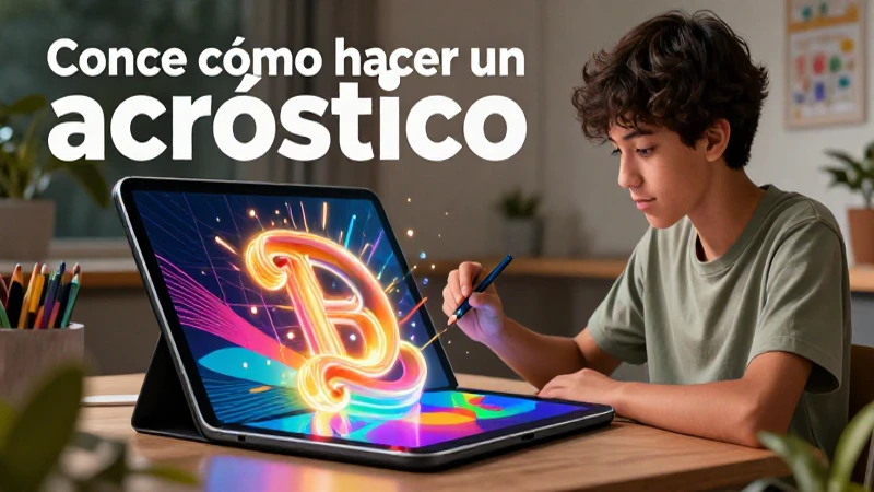 Recursos visuales para crear acrósticos