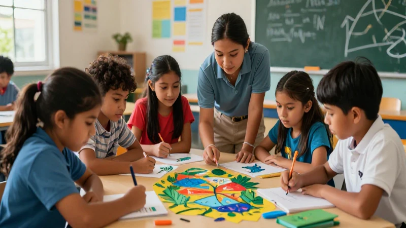 Aprende a implementar ABP en la Escuela Mexicana 5 Estudiantes mexicanos crean proyectos coloridos en clase