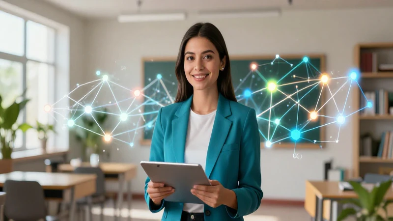 Maestra mexicana con redes de habilidades