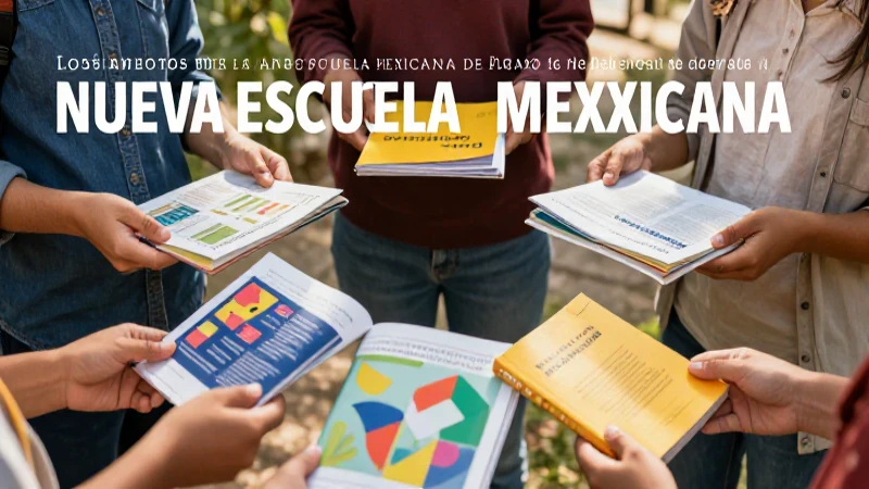 Diseño de portada blog: Pilares de la Nueva Escuela Mexicana
