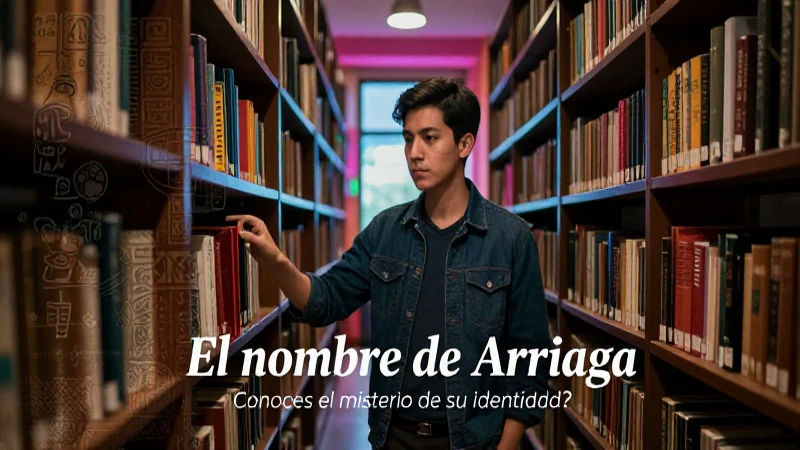 El nombre de Arriaga: ¿Conoces el misterio de su identidad? 4 Estudiante moderno con raíces ancestrales