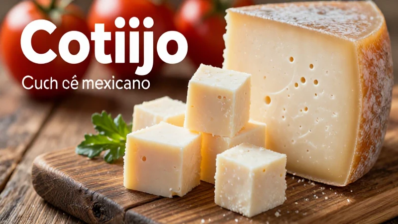 Conoce el nombre del cotija, el queso mexicano más famoso 3 Queso cotija mexicano, atractivo y de calidad
