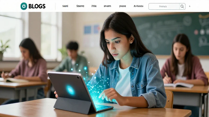 Ilustración de estudiante con libro digital educativo