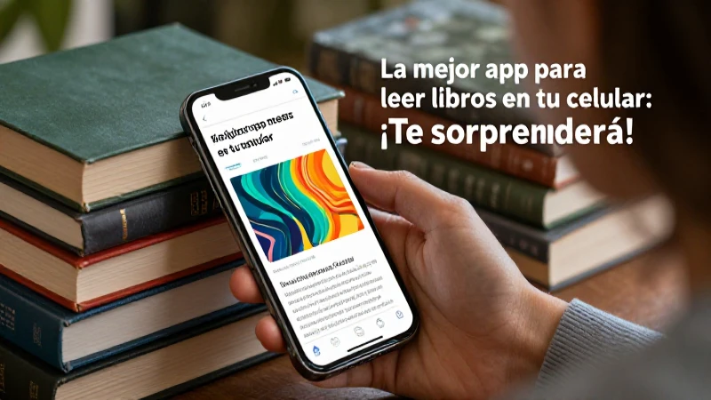 La mejor app para leer libros en tu celular: ¡Te sorprenderá! 6 Mejor aplicación para leer libros