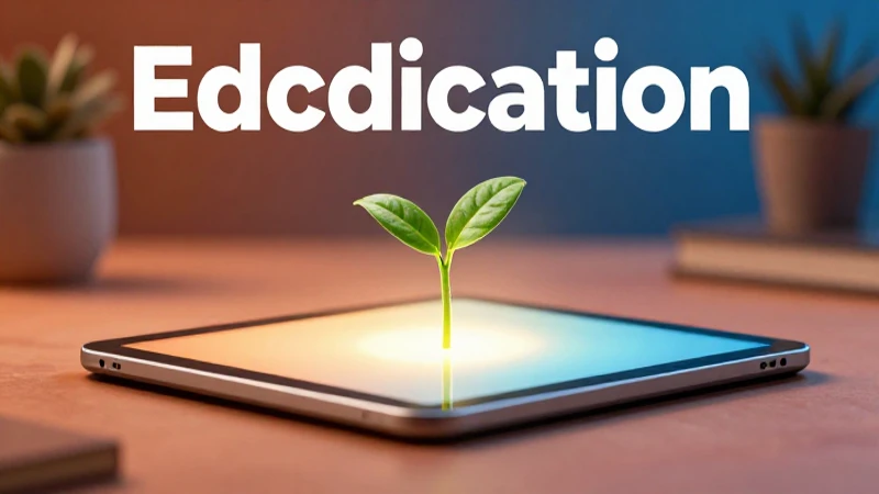 Conoce la aplicación perfecta para leer tus textos: ¿Cómo se llama? 3 Revista educativa minimalista con brote digital en alta calidad